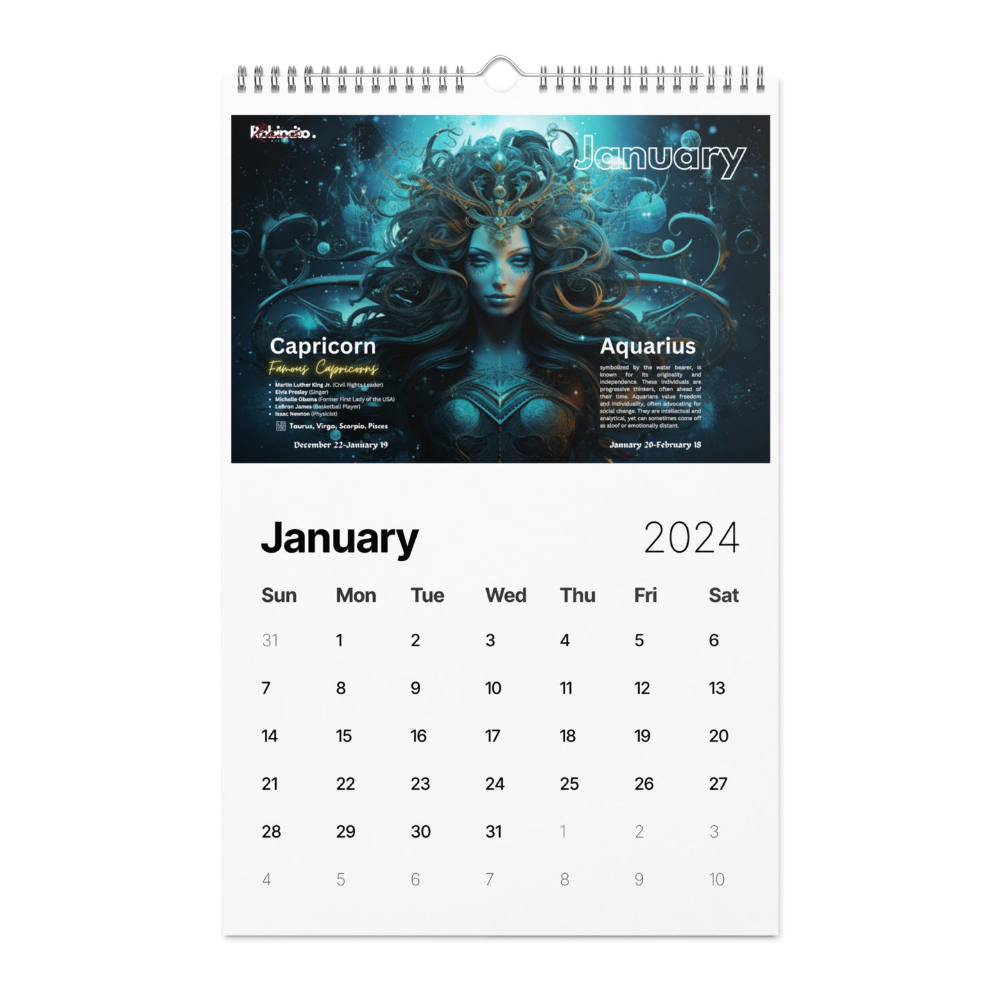 Sign Of The Time 2024 Wall Calendar